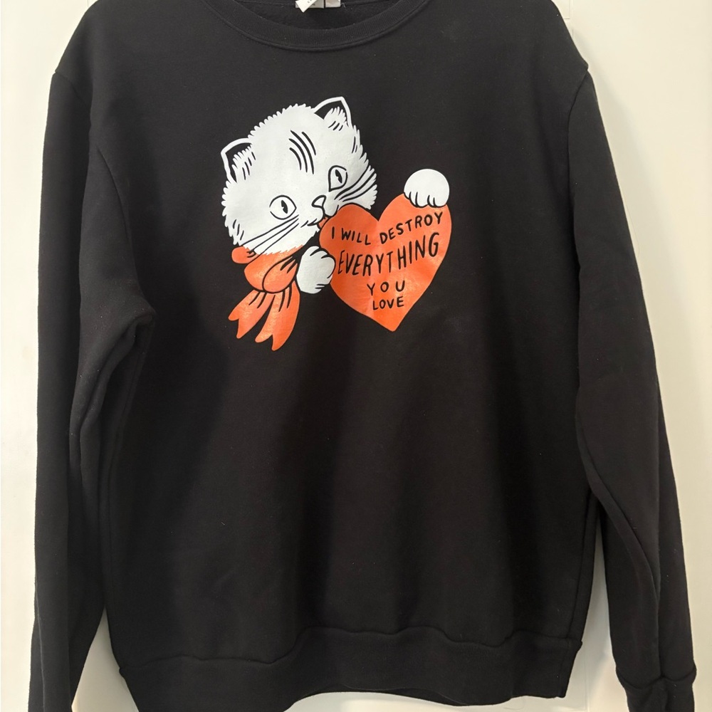 Stay Home Club Cat Sweatshirt
